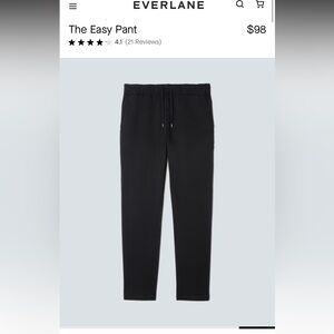 brand new everlane easy pant size s
